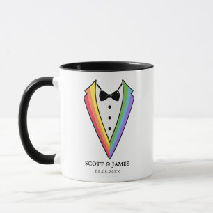Wedding Tuxedo Gay LGBTQ+ Coffee Mug
