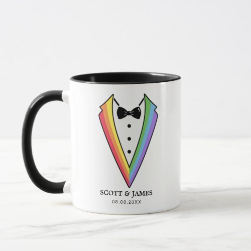 Wedding Tuxedo Gay LGBTQ Coffee Mug