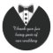Wedding Tuxedo Thank You Favor Stickers