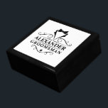 Wedding Tuxedo Tie Groomsman Gift Box<br><div class="desc">Wedding Groomsman Tuxedo Tie Black & White Gift Box or Favor Box</div>