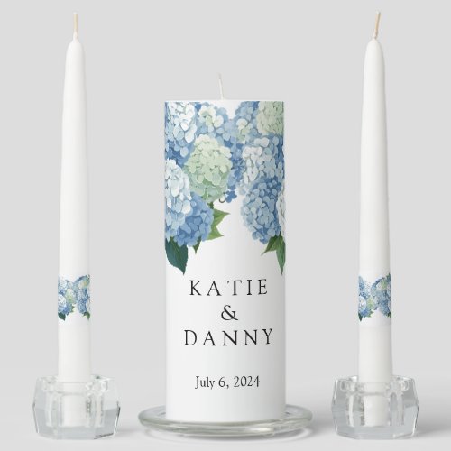 Wedding Unity Candle Set_Hydrangeas