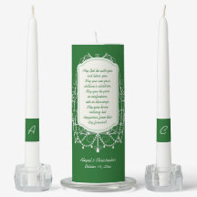 Wedding Unity Candles | Irish Wedding Blessing