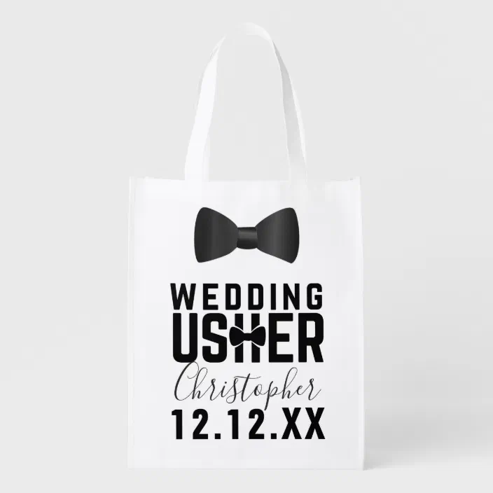 KEEP CALM You're the Usher Coffee Cup Gift Idea present wedding thank you 