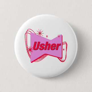 Wedding Usher Button