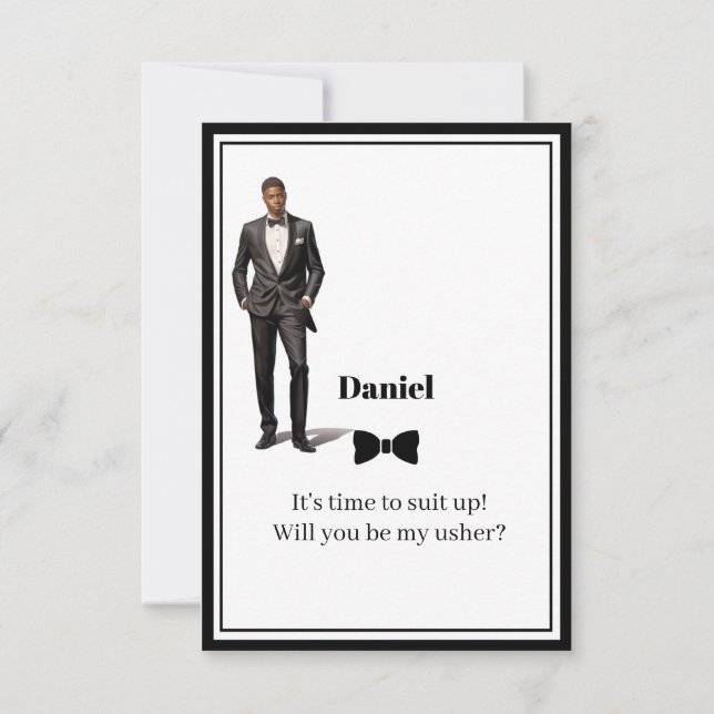 Wedding Usher Invitation (Front)