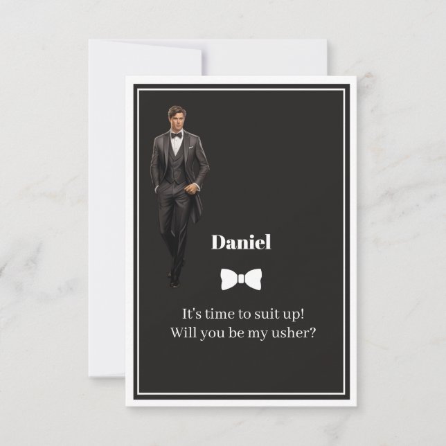 Wedding Usher Invitation (Front)