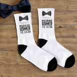 Wedding Usher Name Bridal Party White Socks<br><div class="desc">Suitable wedding socks for your wedding ushers. You can add a color to match your wedding theme or keep them white.</div>