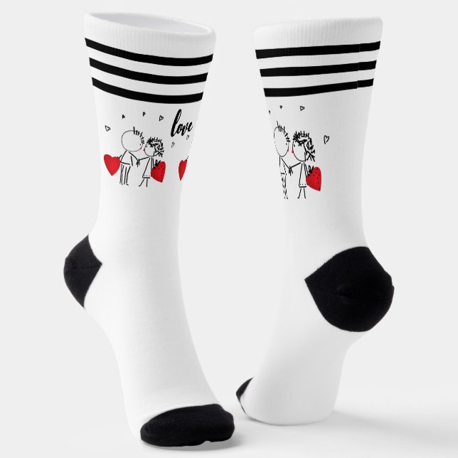 Wedding, Valentine's day  Socks (Angled)