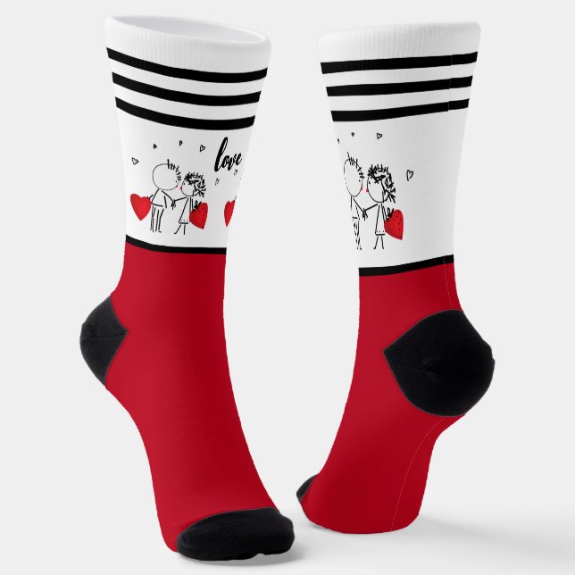 Wedding, Valentine's day  Socks (Angled)