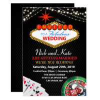 Casino party theme invitations template