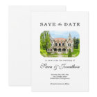 Wedding Venue Save the Date Card