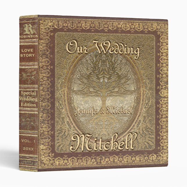 Wedding | Vintage Look Binder (Front/Spine)