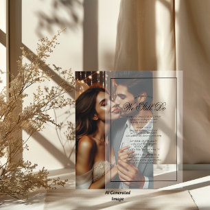 Wedding Vow Renewal Anniversary Party Simple Vellum Invitations