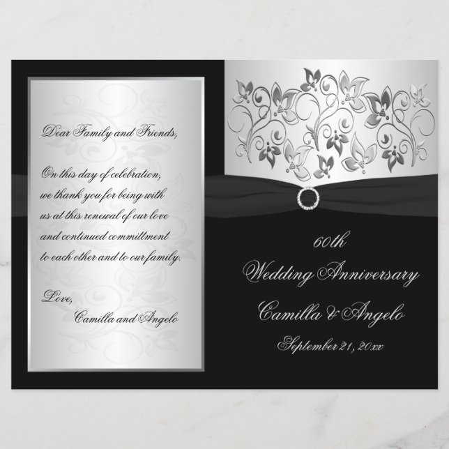Wedding Vow Renewal Program - EMAIL for help (Front)