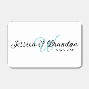 Wedding Water Bottle Label 016 Matchboxes