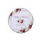 Wedding Watercolor Burgundy Floral Gold