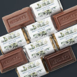Wedding Watercolor Greenery Dusty Blue Hershey's Miniatures<br><div class="desc">Modern Elegant Watercolor Botanical Greenery Wedding Chocolate Candy Bars include eucalyptus leaves,  green botanical foliage,  dusty blue leaves and other beautiful botanical greenery. Dusty Blue Text.</div>