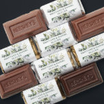 Wedding Watercolor Greenery Sage Green Hershey's Miniatures<br><div class="desc">Modern Elegant Watercolor Botanical Greenery Wedding Chocolate Candy Bars include eucalyptus leaves,  green botanical foliage,  dusty blue leaves and other beautiful botanical greenery. Sage Green Text.</div>