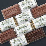 Wedding Watercolor Greenery Sage Green Hershey's Miniatures<br><div class="desc">Modern Elegant Watercolor Botanical Greenery Wedding Chocolate Candy Bars include eucalyptus leaves,  green botanical foliage,  dusty blue leaves and other beautiful botanical greenery. Sage Green Text.</div>