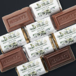 Wedding Watercolor Greenery Wedding Green Hershey's Miniatures<br><div class="desc">Modern Elegant Watercolor Botanical Greenery Wedding Chocolate Candy Bars include eucalyptus leaves,  green botanical foliage,  dusty blue leaves and other beautiful botanical greenery. Green Text.</div>