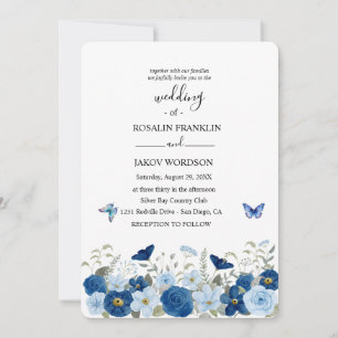 wedding watercolor  invitation