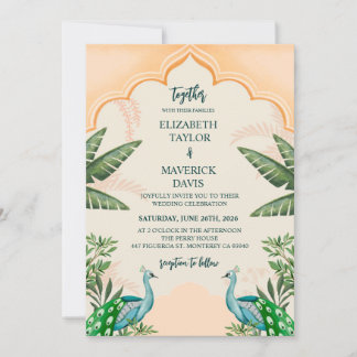 Wedding Watercolour Invitation Template