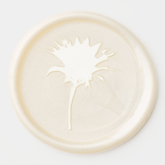 WEDDING Wax Seal art and design Sticker (Front)