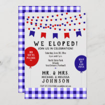 Wedding We Eloped! Picnic Party | BBQ • Barbecue Invitation