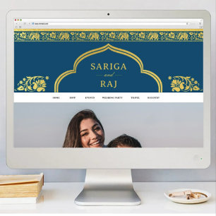 Wedding Web Site Banner Digital File Download Poster