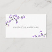 Wedding Website business cards (Back)