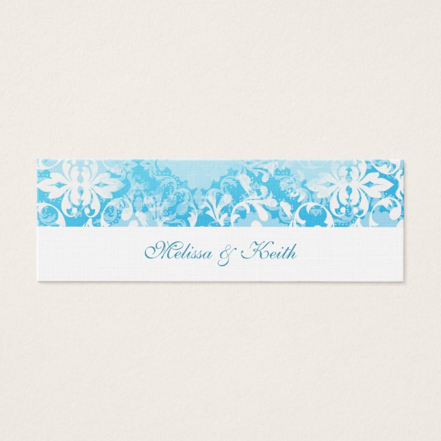 Wedding Website Cards (Turquoise) (Front)