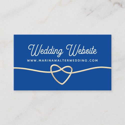 Wedding Website Enclosure Card