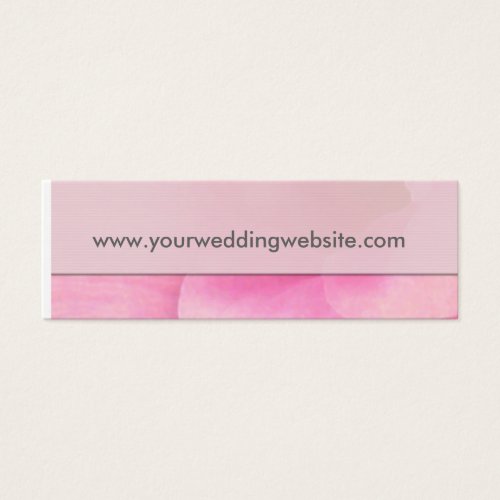 Wedding website gift tag cards business card