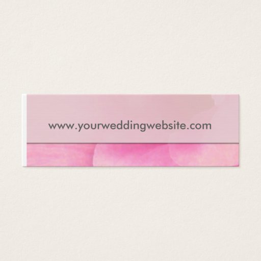 Customizable Wedding website gift tag cards business card