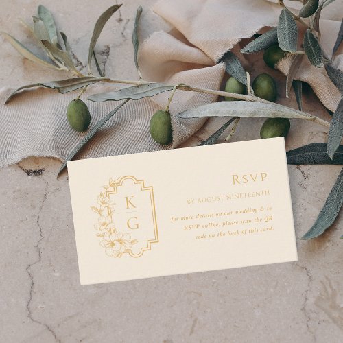 Wedding Website  QR Code Scan Enclosure Card