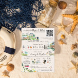 Wedding Weekend Itinerary | Newport, RI Invitation<br><div class="desc">Including this enclosure card with your wedding invitation is a great way to give your guests additional information on the wedding. Event cards can list the festivities surrounding your wedding, such as welcome cocktails, after-parties, and morning after brunches. If you’re planning a destination wedding, events cards are a great way...</div>