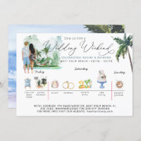 Wedding Weekend Itinerary | Tropical Beach