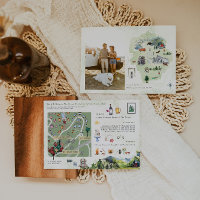 Wedding Weekend Map Itinerary