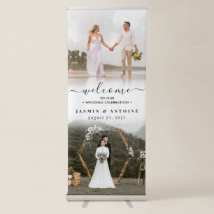 Wedding Welcome 2 PHOTO Retractable Banner