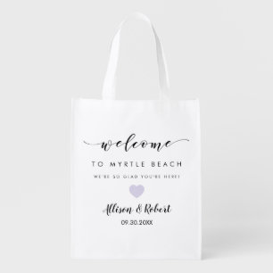 Wedding Welcome Bag for Hotel Guest, Lavender