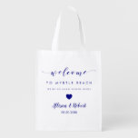 Wedding Welcome Bag For Hotel Guests, Navy Blue at Zazzle