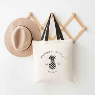Wedding Welcome Bag Pineapple Monogram