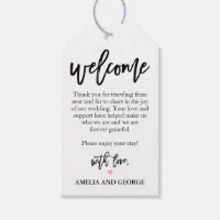 Welcome Bag Tags: As Seen on Wedding Lovely - Paper and Home