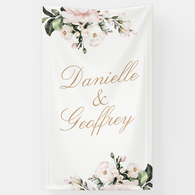 Wedding Welcome Banner - Chloe (Vertical)
