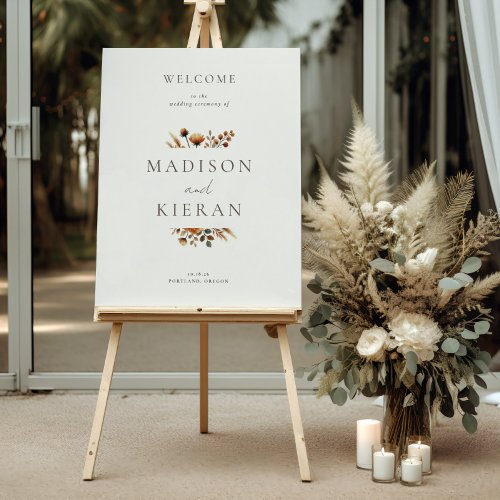 Wedding Welcome Ceremony Foam Board