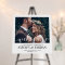 Wedding Welcome Elegant Calligraphy Square Photo