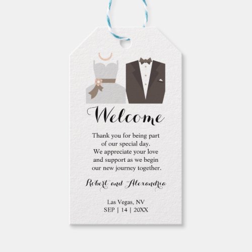 Wedding Welcome Favor Party Favor  Gift Tags