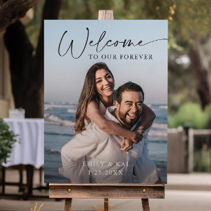 Wedding Welcome Foam Board Photo Sign