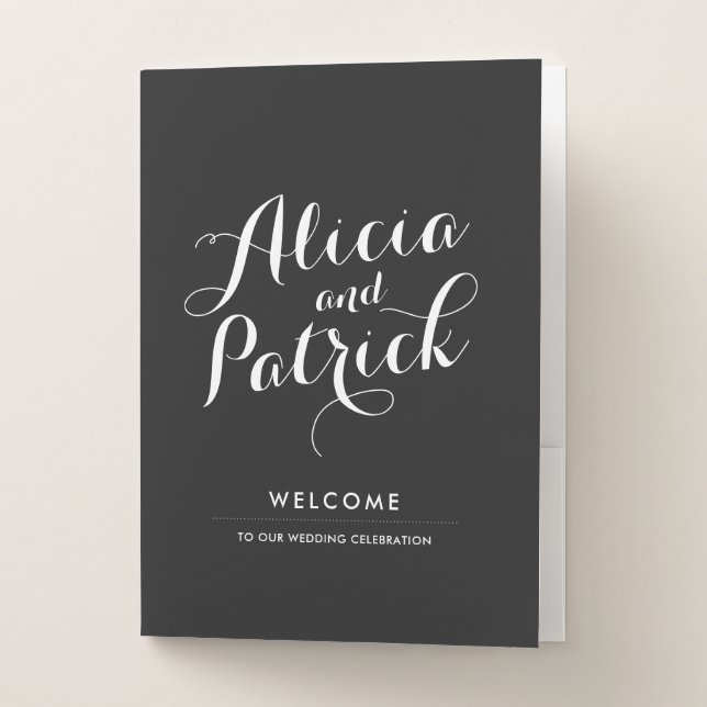 Wedding Welcome Folder (Front)