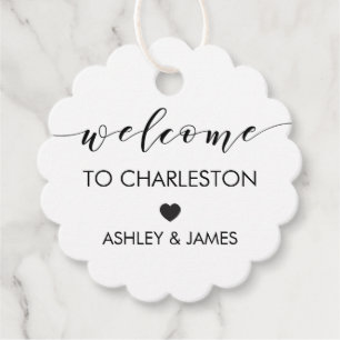 Wedding Welcome Gift Tags for Hotel Welcome Bag
